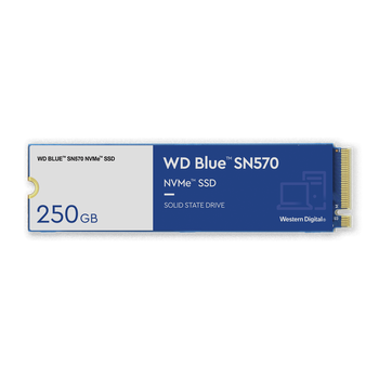 250GB / M.2 WD Blue SN570 Зчитування: 3300MB/s; Запис: 1200MB/s 250GB / M.2 WD Blue SN570 Зчитування: 3300MB/s; Запис: 1200MB/s