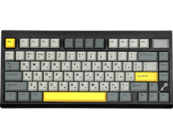 Ігрова клавіатура EPOMAKER TH80 PRO V2 Sea Salt Silent Black / Linear