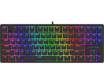 Ігрова клавіатура Hator Rockfall 2 Optica TKL Black / Linear (HTK-730)
