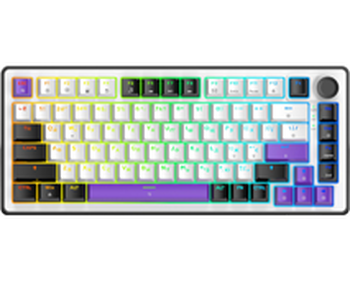 Игровая клавиатура Hator Hellyberry HK75 White-Violet / Linear (HK75)