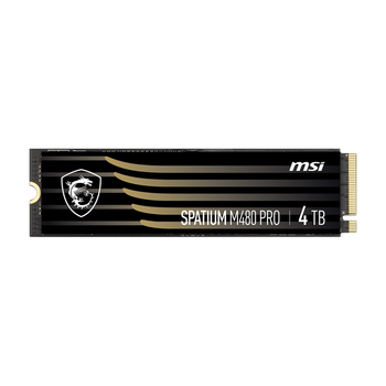 4TB / M.2 MSI Spatium M480 PRO Чтение: 7400MB/s; Запись: 7000MB/s, TLC, DRAM 4TB / M.2 MSI Spatium M480 PRO Чтение: 7400MB/s; Запись: 7000MB/s, TLC, DRAM
