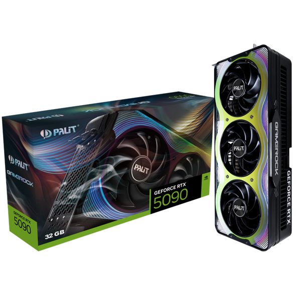Видеокарта NVIDIA GeForce RTX 5090 GameRock Palit, 32GB, 512 bit